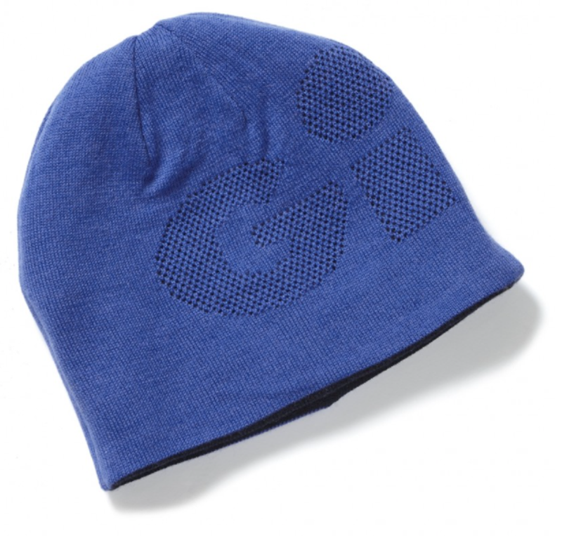 Gill Reversible Knit Beanie in Blue Navy-1
